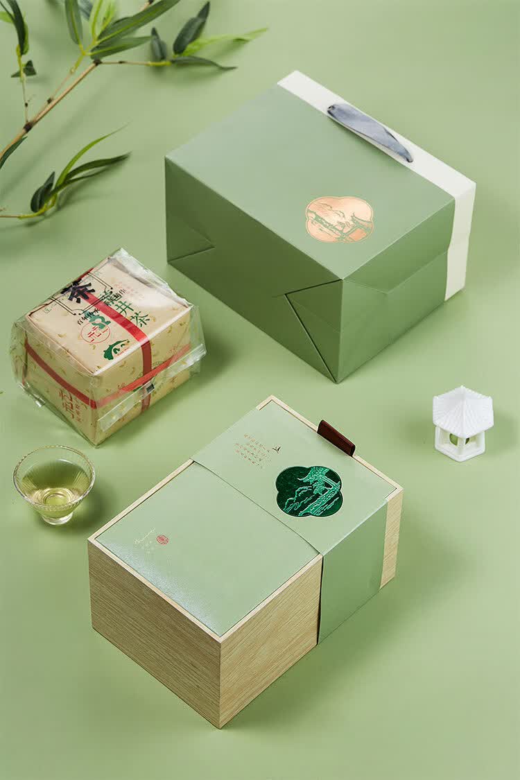 茶叶盒子空盒春茶西湖绿茶半斤装礼盒明前头采狮峰龙井茶叶礼盒装包装