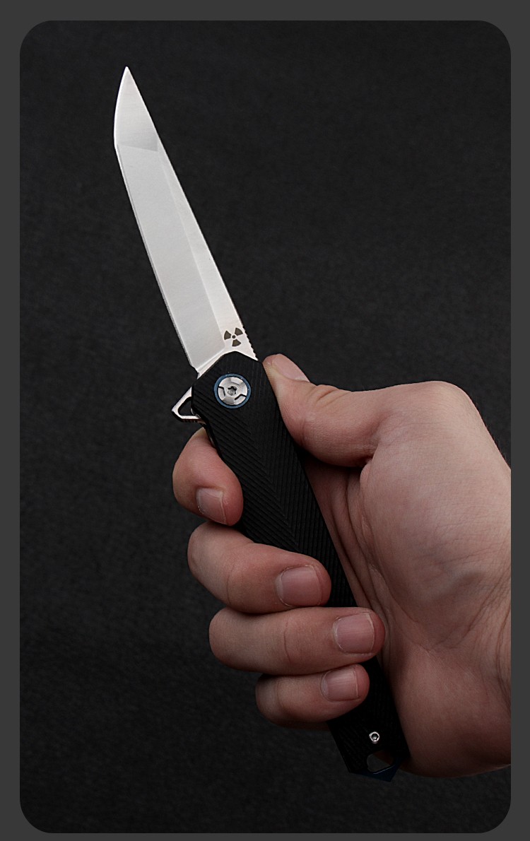 傲斯d2钢折叠刀高硬度多功能便携随身户外折刀轴承防身军工战术军迷