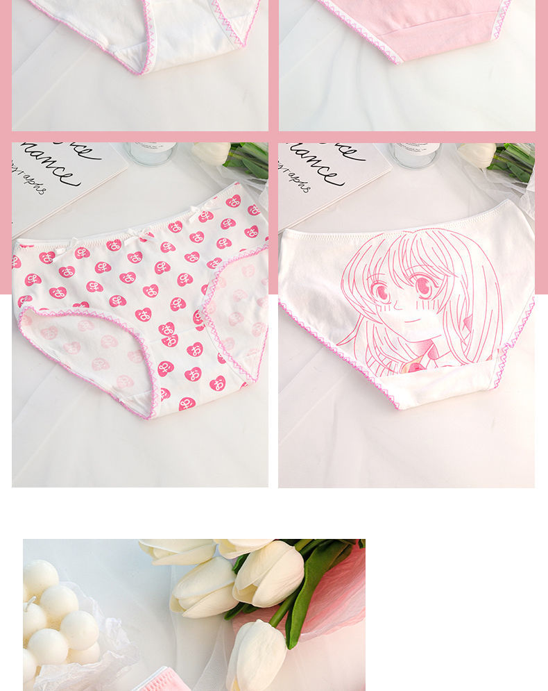 少女生内裤初中学生高中生可爱性感内裤女款少女性感学生韩版二次元