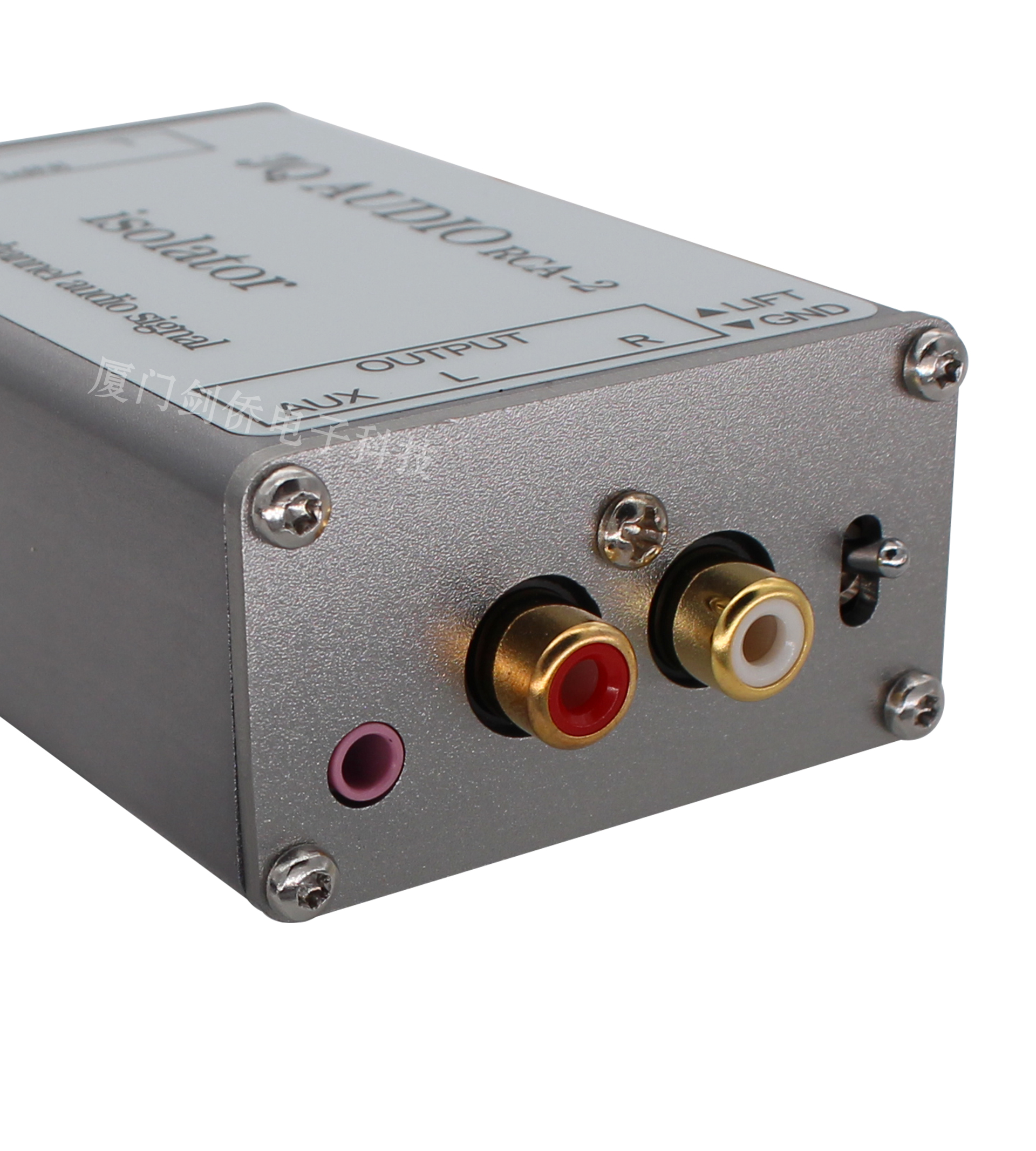 jq audio rca-2剑侨音频隔离器rca 3.5输入输出音频隔离器 音响莲花信