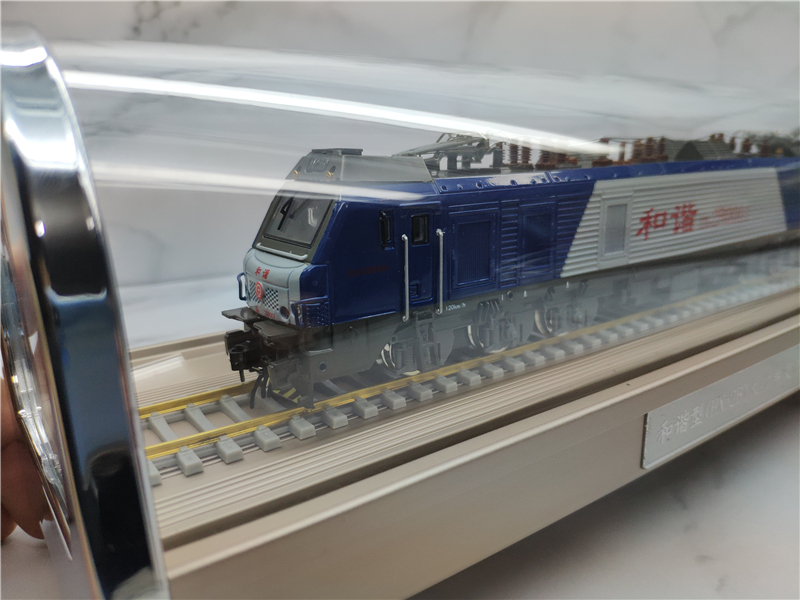 内燃机车模型精装和谐号复兴号电力hxd23d轨道工程车静态仿真187比例