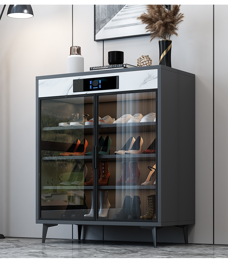 智能鞋柜家用门口智能消毒除臭大容量玄关柜进门客厅一体靠墙收纳钢化