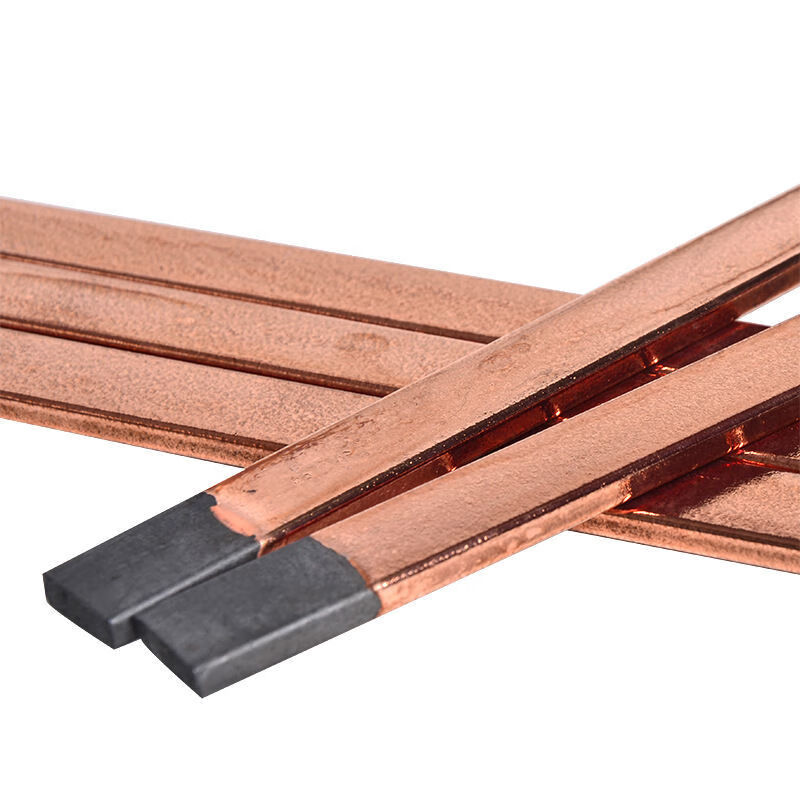 现货现发碳弧气刨碳棒圆碳棒石墨电极镀铜6mm8mm10mm圆形碳棒焊接碳棒