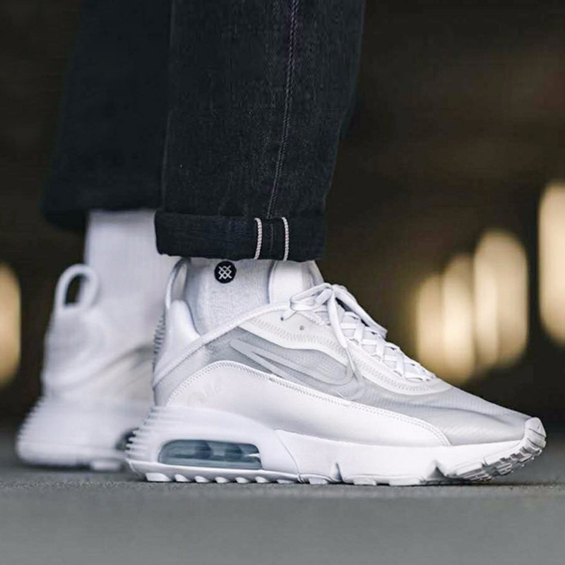 耐克nikeairmax2090冰蓝蝉翼男子气垫运动休闲潮流跑鞋ct1091100男款