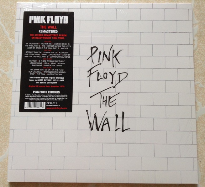 原装正版 平克弗洛伊德 pink floyd 迷墙 黑胶唱片 2lp 全新黑胶lp