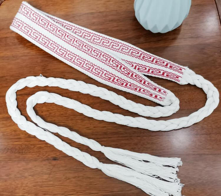 康吉仕 练功带棉武术带太极舞蹈腰带传统戏曲板带护腰加宽加厚瑜伽