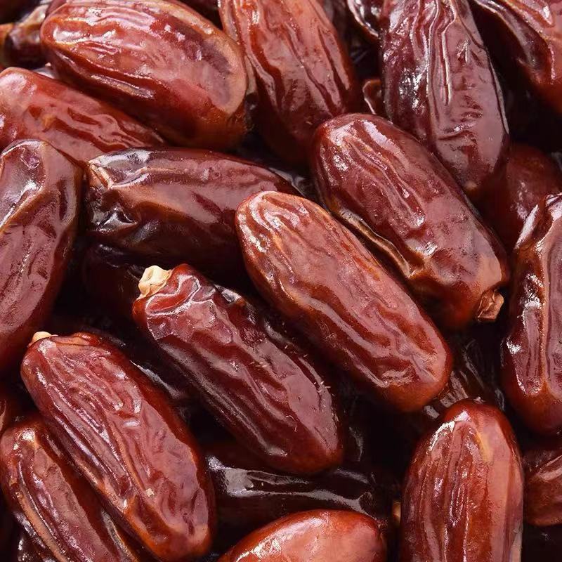伊朗黑椰枣批发黑椰枣正宗新鲜椰枣饱满煮粥煲汤糕点大椰枣 黑椰枣