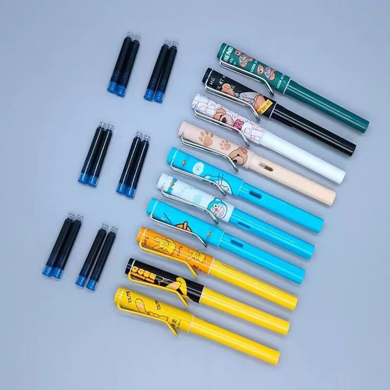 奥德美学生墨囊钢笔3.4通用墨囊0.