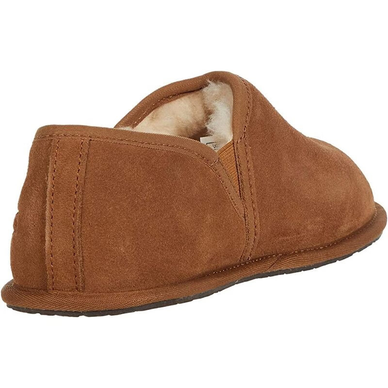 ugg男休闲鞋鞋棉鞋冬季保暖柔软舒适套脚圆头一脚蹬反毛皮羊毛scuff