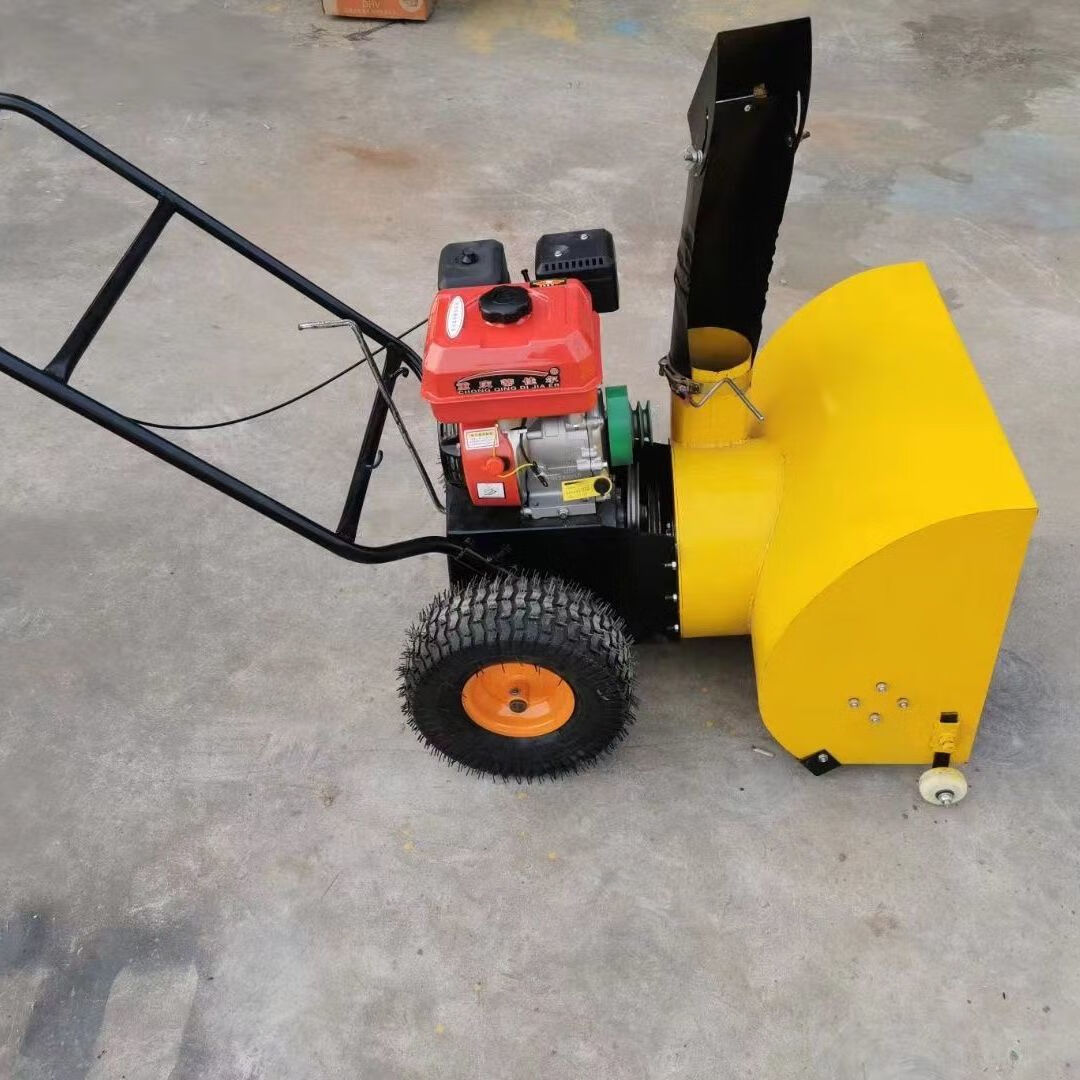 德骊嘉小型抛雪机清雪机除雪机道路工厂物业大棚铲雪机手扶式多用扫雪