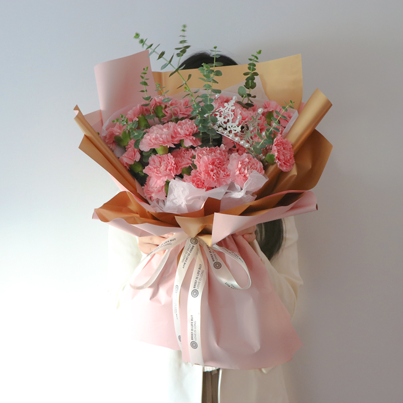 花妃 鲜花速递康乃馨花束送妈妈家人生日礼物送老师长辈礼品鲜花礼盒