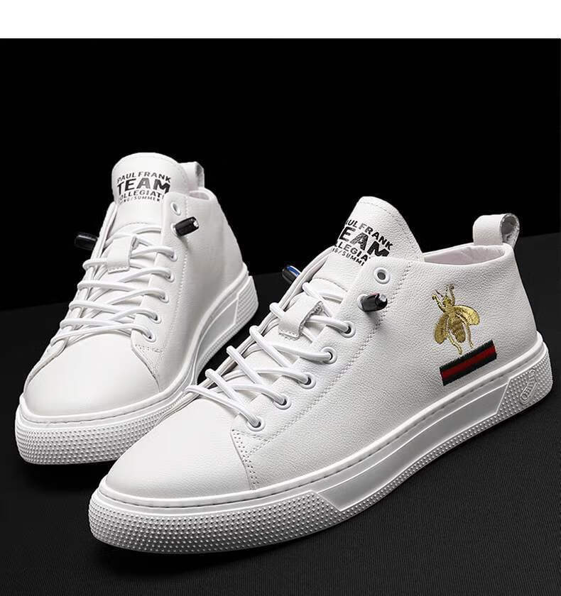 男士鞋子男鞋子2022新款潮流帅气百搭休闲鞋板鞋欧州站韩版简约防滑