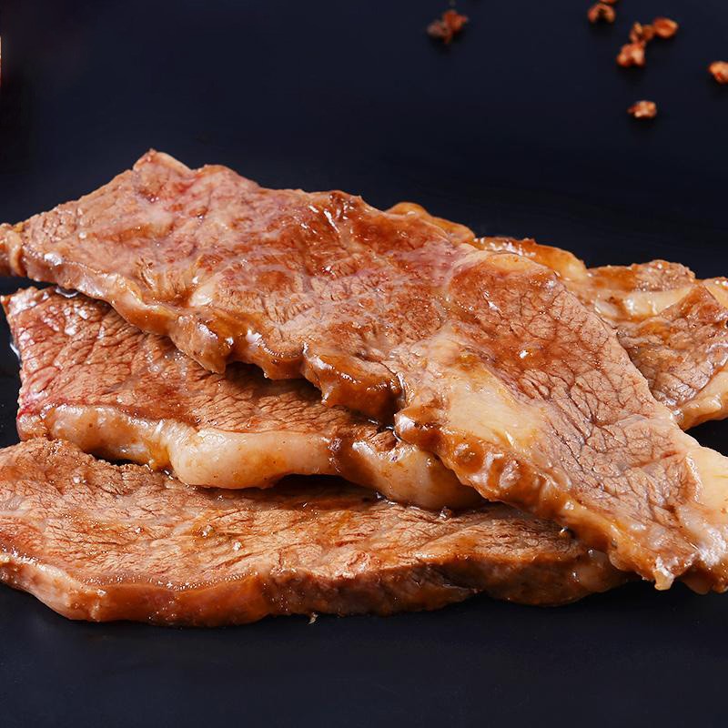 闽沃 澳洲进口雪花牛小排 安格斯谷饲牛排 整块原味原切牛排 谷饲牛肉