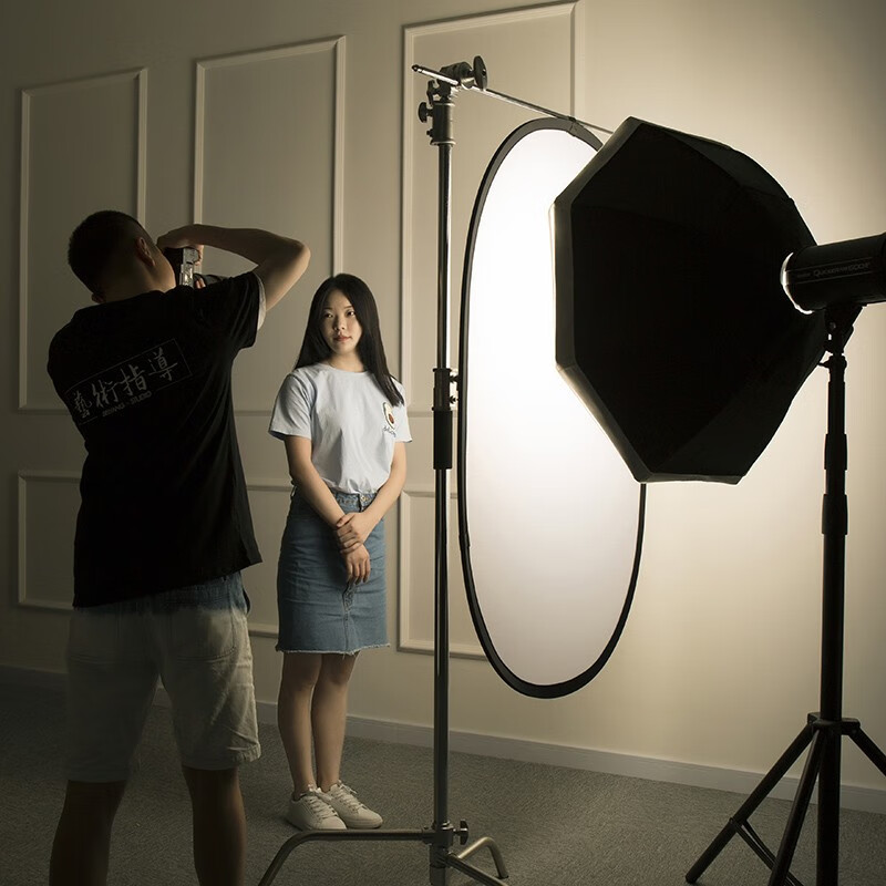 贝阳反光板五合一摄影折叠小型反光板摄影道具便携打光板拍照柔光板档
