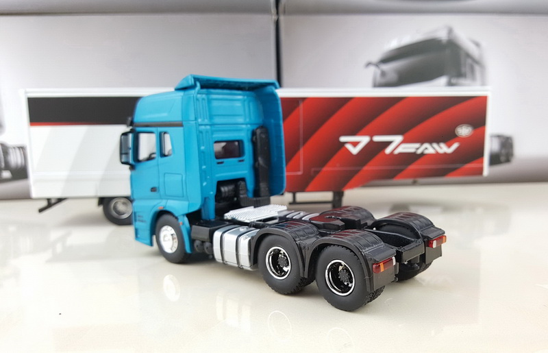 解放j6p牵引车卡车模型1:64一汽解放j7 集装箱货柜一体集卡解放卡车