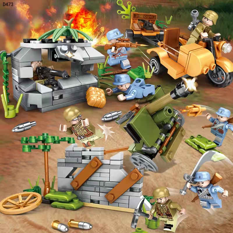 乐高lego抗美援朝血战长津湖积木铁血军魂八路军拼装男孩玩具军事