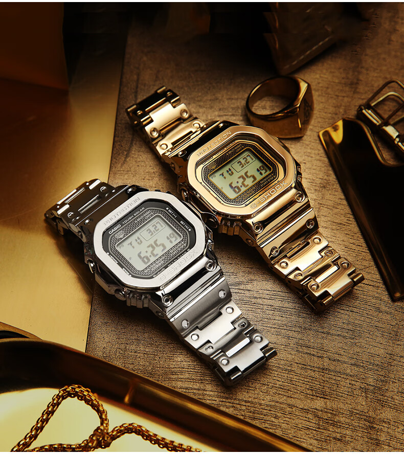 卡西欧casio手表男gmwb5000小方块gshock时尚潮流运动手表gmwb50001pr