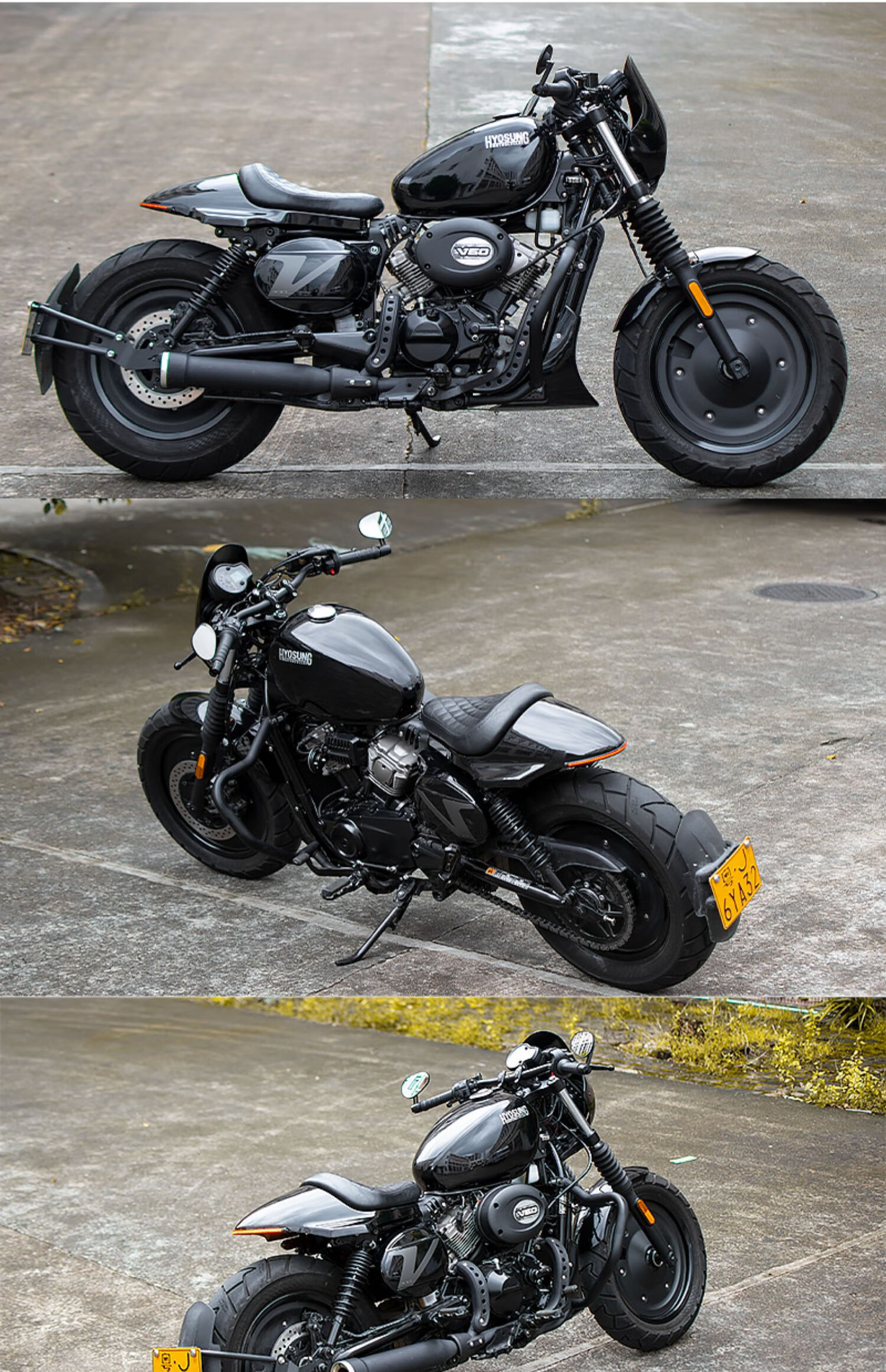 大韩gv300单座轻骑大韩gv300s闪300s运动者风格直上短尾灯带单人垫 亮