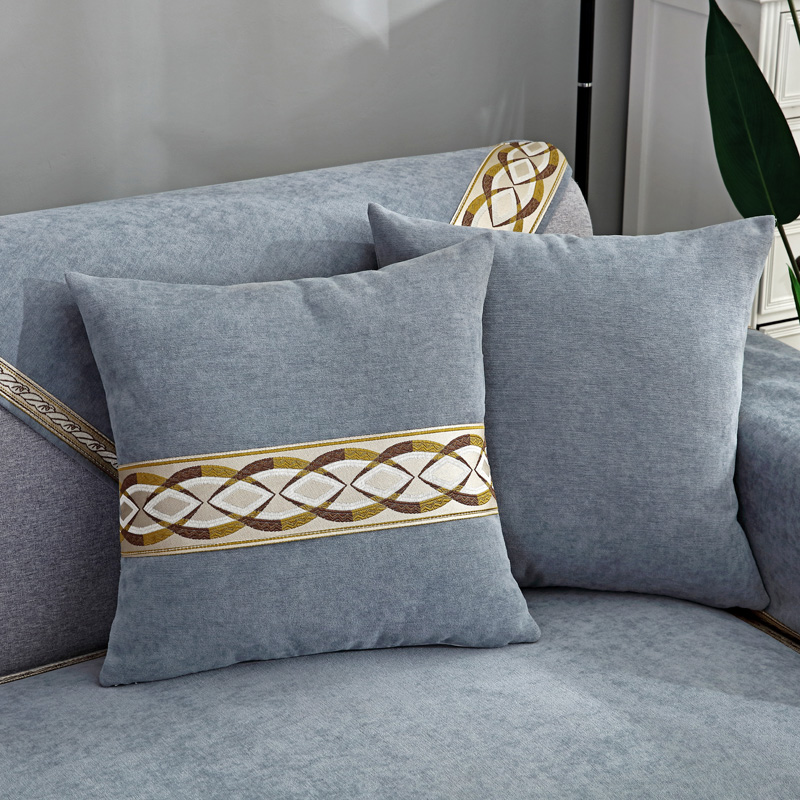 【品牌优选】gfjyku雪尼尔沙发垫夏季布艺防滑现代北欧简约时尚轻奢四