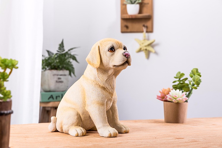 狗狗摆件创意客厅电视柜鞋柜装饰品狗年狗摆件工艺品 可爱1 斑点狗