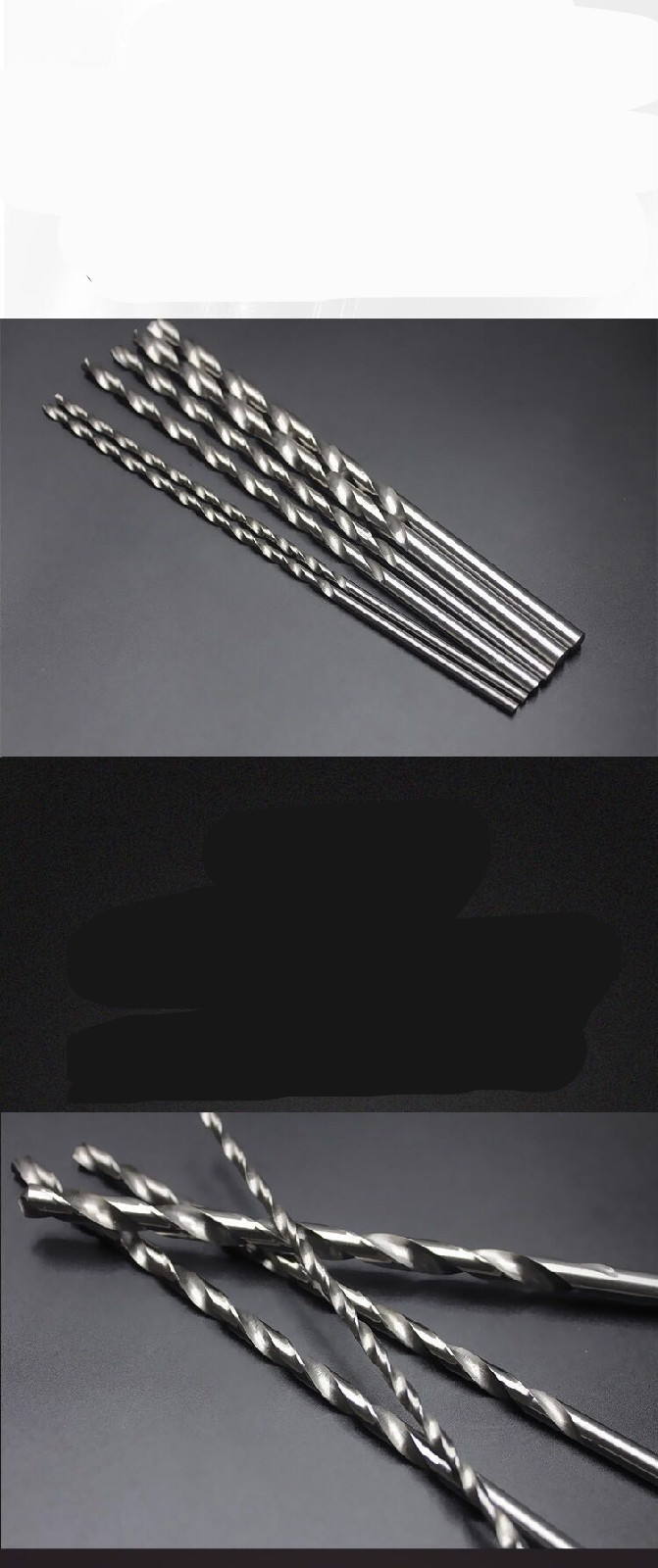 加长直柄麻花钻头打孔电钻咀用木工钻佛珠打孔钻头超长木工麻花钻Φ