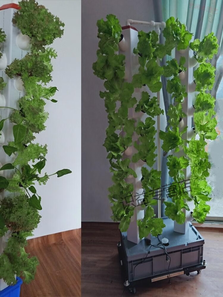 瑾禾 阳台种菜无土栽培设备水雾立柱家庭有机蔬菜种植机自动水培架
