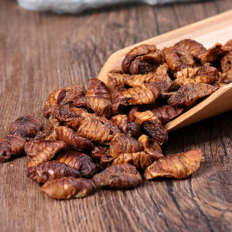 北京同仁堂蚕蛹中药材500克特级正宗比戈树蚕蛹干雄树蚕蛹晚蚕砂中