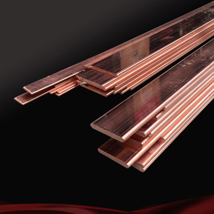 紫铜排扁条机房接地铜排紫铜条t2345683040506080mm规格说明厚度宽度