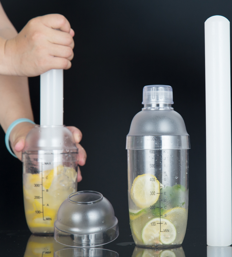 雪克杯手打柠檬茶制作工具奶茶店专用雪克壶爆打柠檬雪克套装摇杯 手