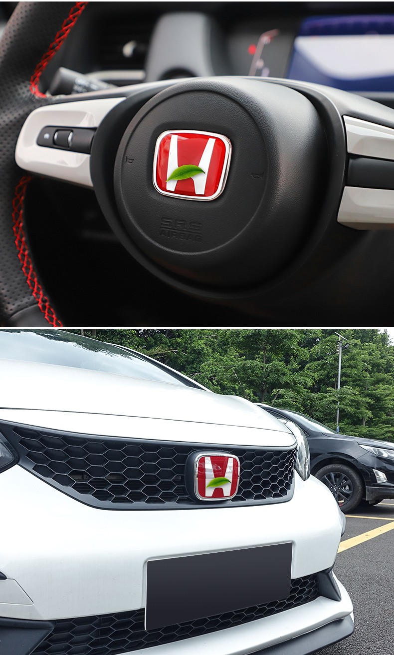 神车道适用于2021款飞度改装车头车标本田life来福酱改装汽车红标四代