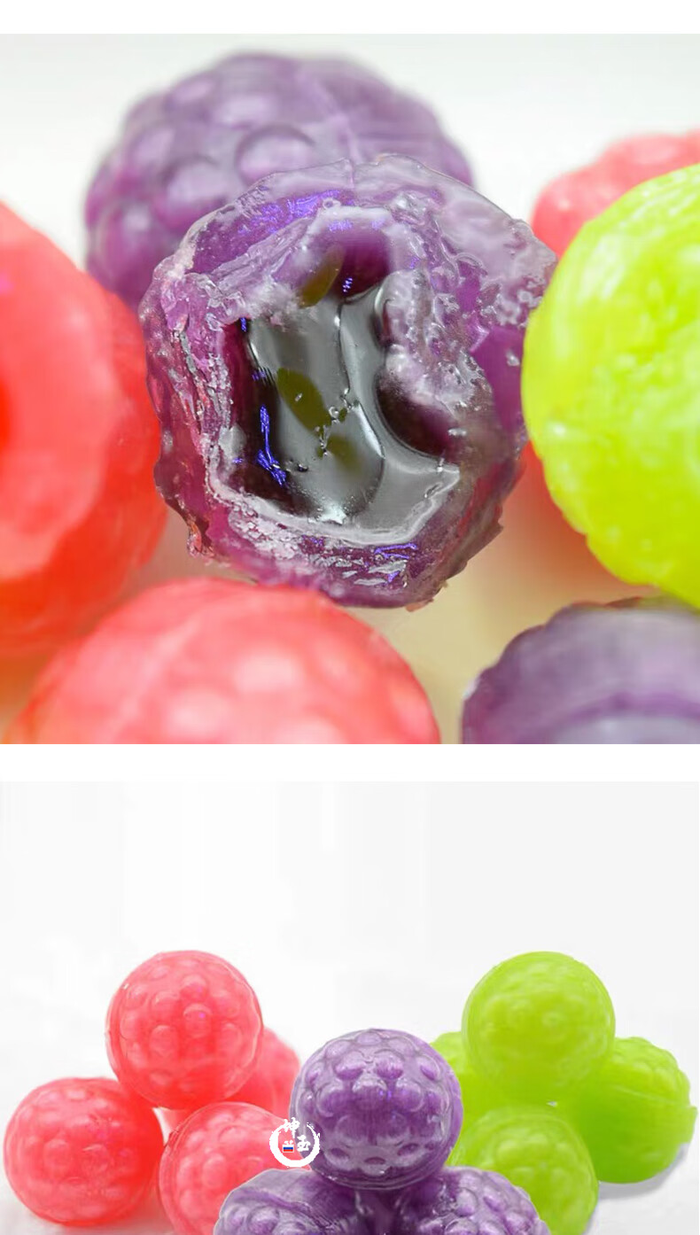 进口俄罗斯酸爆气泡糖小酸酸水果糖酸溜溜草莓苹果多口味喜糖 小酸酸