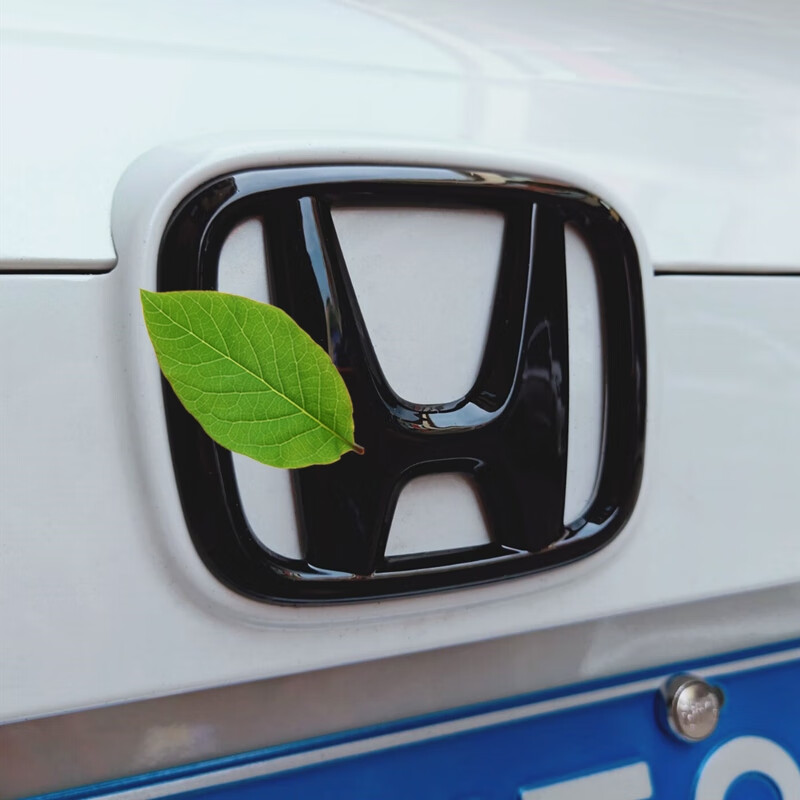 定制适用于19款十代思域前后车标贴新思域红标黑标中网车标尾标贴改装