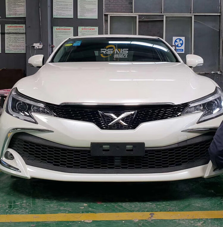 适用于13-17款丰田锐志中网改装前杠包围大包围中网前脸改装配件 18前