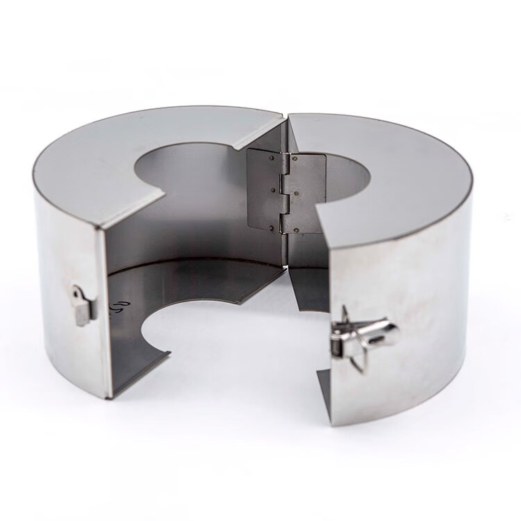 全满焊接304不锈钢法兰保护套防护罩防飞溅耐酸碱防溅罩 dn15【图片