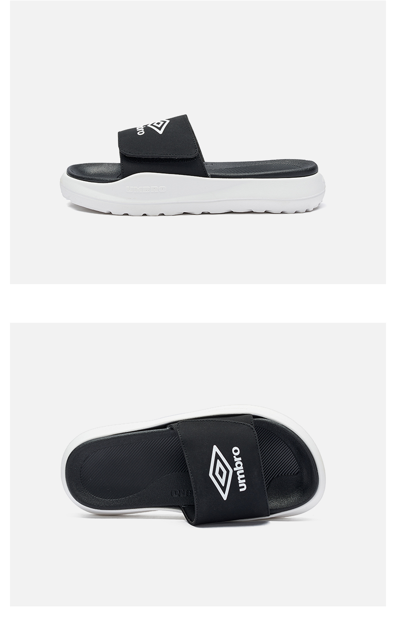 umbro茵宝brocky棉花糖运动拖鞋女22夏季轻便休闲百搭魔术贴凉拖 云