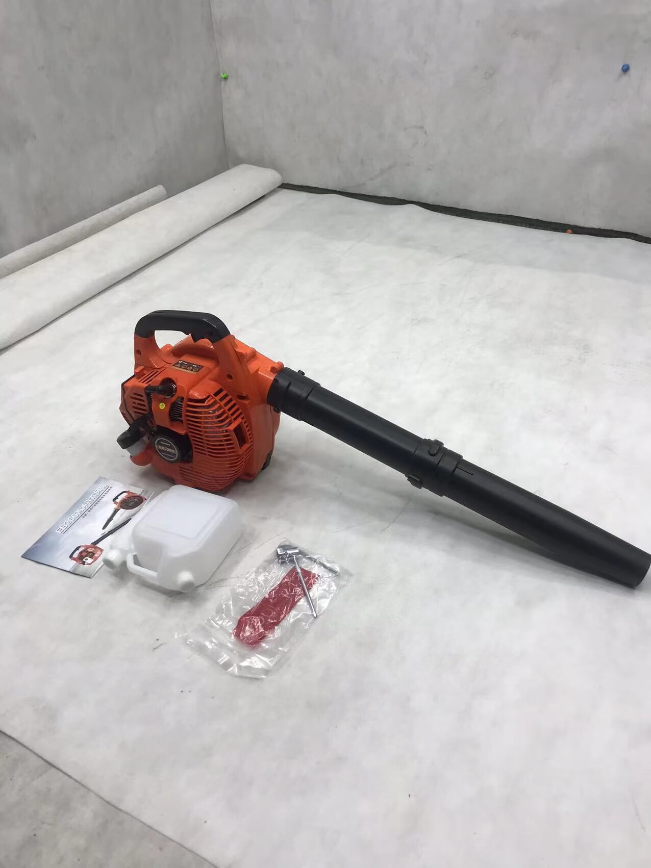 汽油吹风机大棚吹雪机两冲程工地除尘机森林消防枣吹茶机 桔红色808