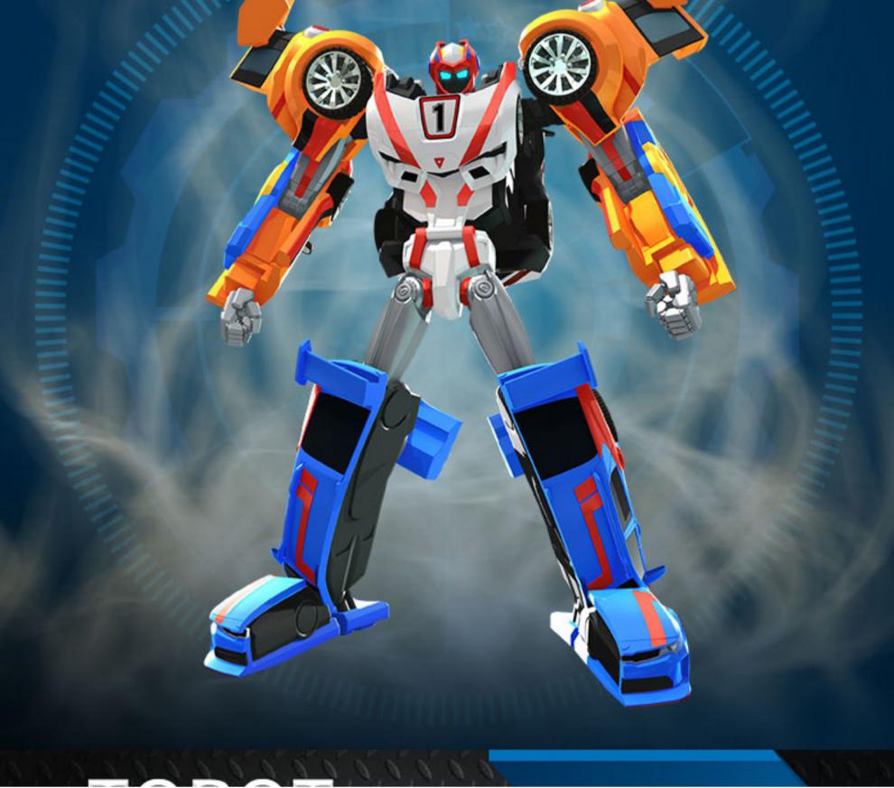 托宝战士玩具瓦卡恩阿尔法千霸王超能3合体变形机器人男 【韩版进口】