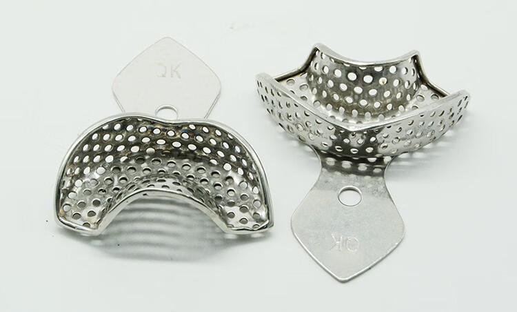 牙科材料 口腔塑钢牙托 印模牙托盘 取模托盘超硬石膏 一次性牙托