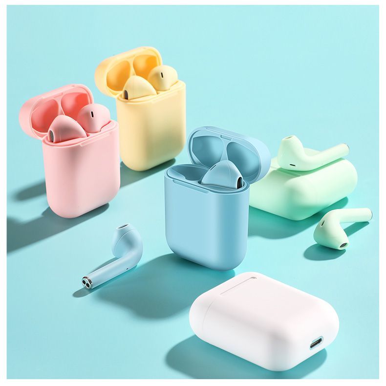 橘文juwen马卡龙蓝牙耳机air真无线单双耳入耳式运动游戏tws适用苹果