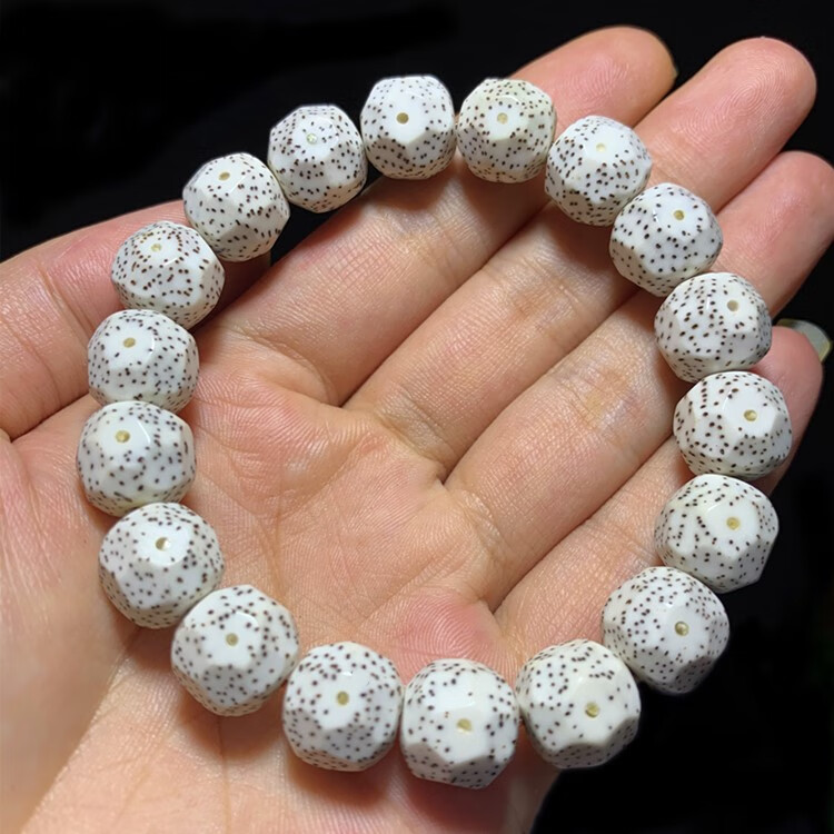 情冰 海南星月菩提无相手南瓜 四方工雕刻手单圈手串原生态佛珠男女