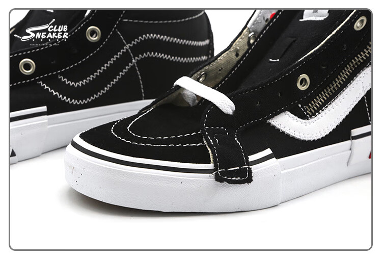 vans/范斯 sk8-hi reissue cap 解构拉链 高帮男女情侣休闲运动板鞋