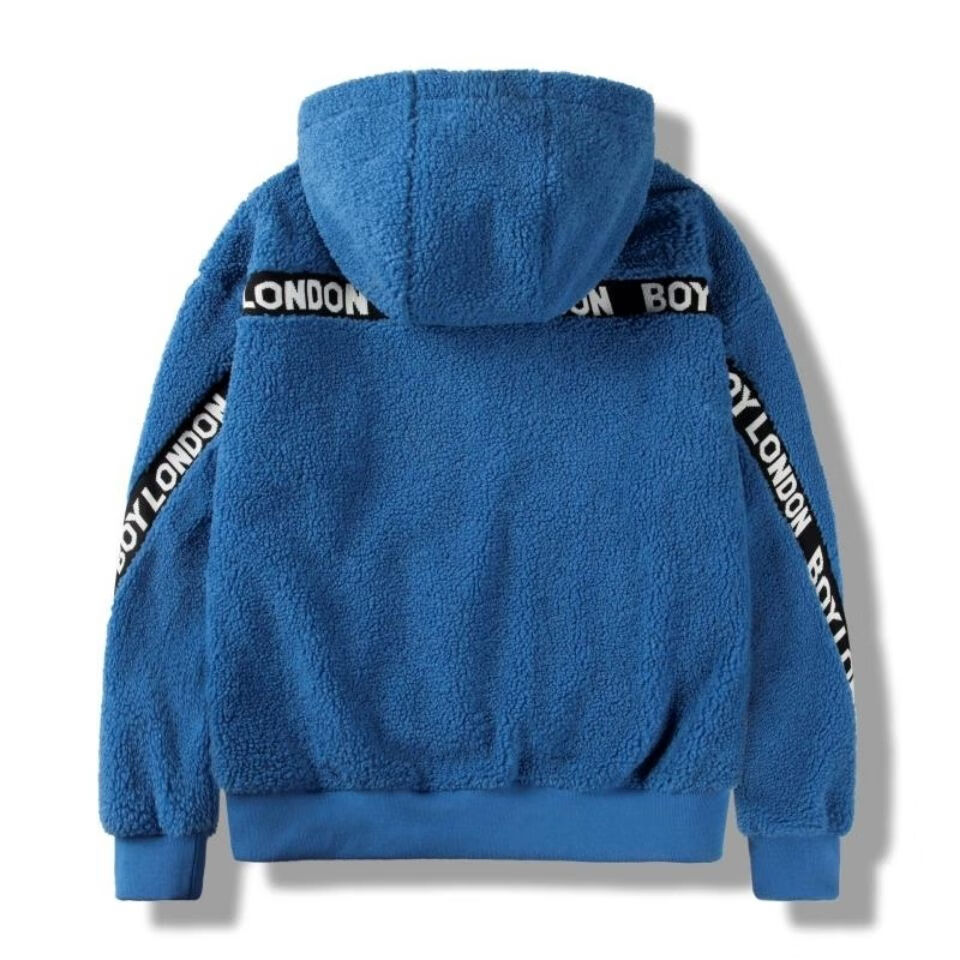 boy羊羔绒卫衣潮流时尚可爱情侣明星同款 米白色 xs【图片 价格 品牌