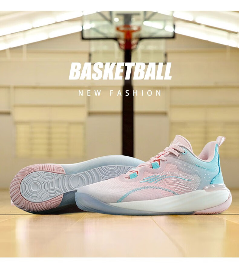 安踏【神盾一代】篮球鞋男2022秋季减震气垫防滑高帮实战运动鞋学生