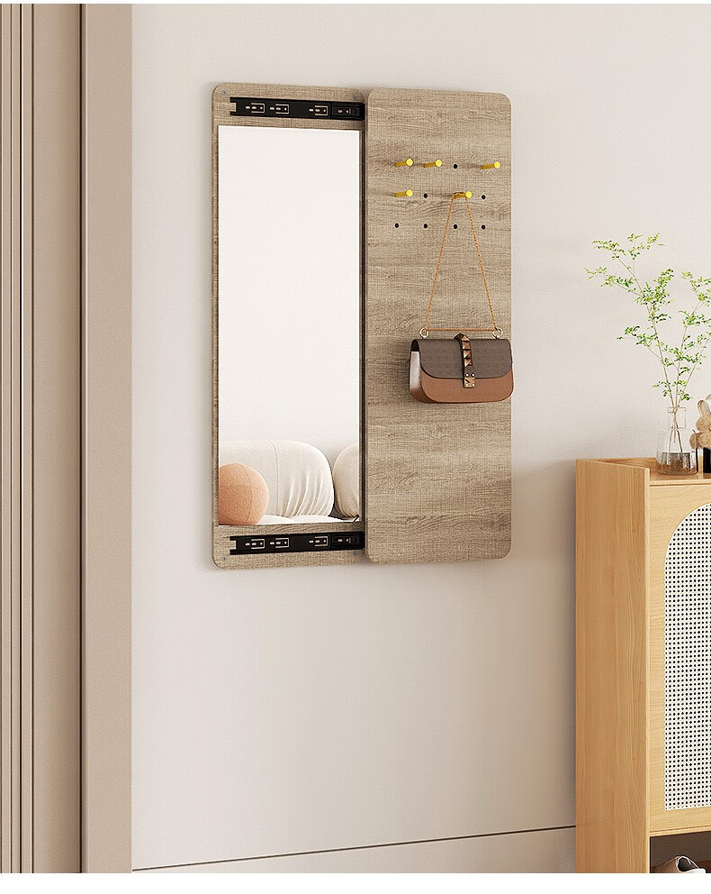 穿衣镜 隐藏式隐藏式穿衣镜隐形穿衣镜可遮挡全身镜壁挂式入户门口