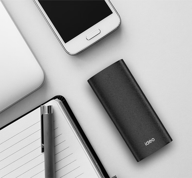 ideo大容量苹果充电宝超薄小巧迷你10000毫安双向快充移动电源适用于