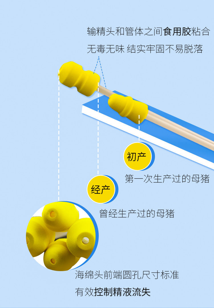 輸精管豬用一次性輸精瓶人工授精母豬配種助孕神器豬人工受精管瓶