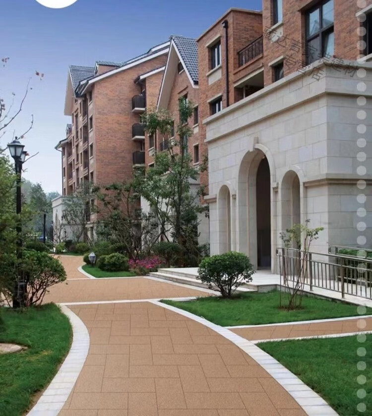 生态地铺石300x600广场公园地砖18mm厚广场砖耐磨户外仿石材pc砖 09