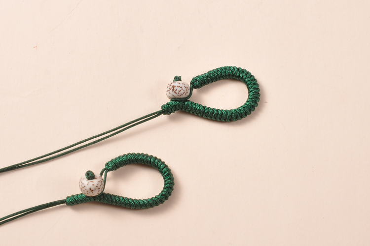 芠拉汽车钥匙挂绳手工编织钥匙扣半成品金刚结简约活扣吊坠绳子男女士