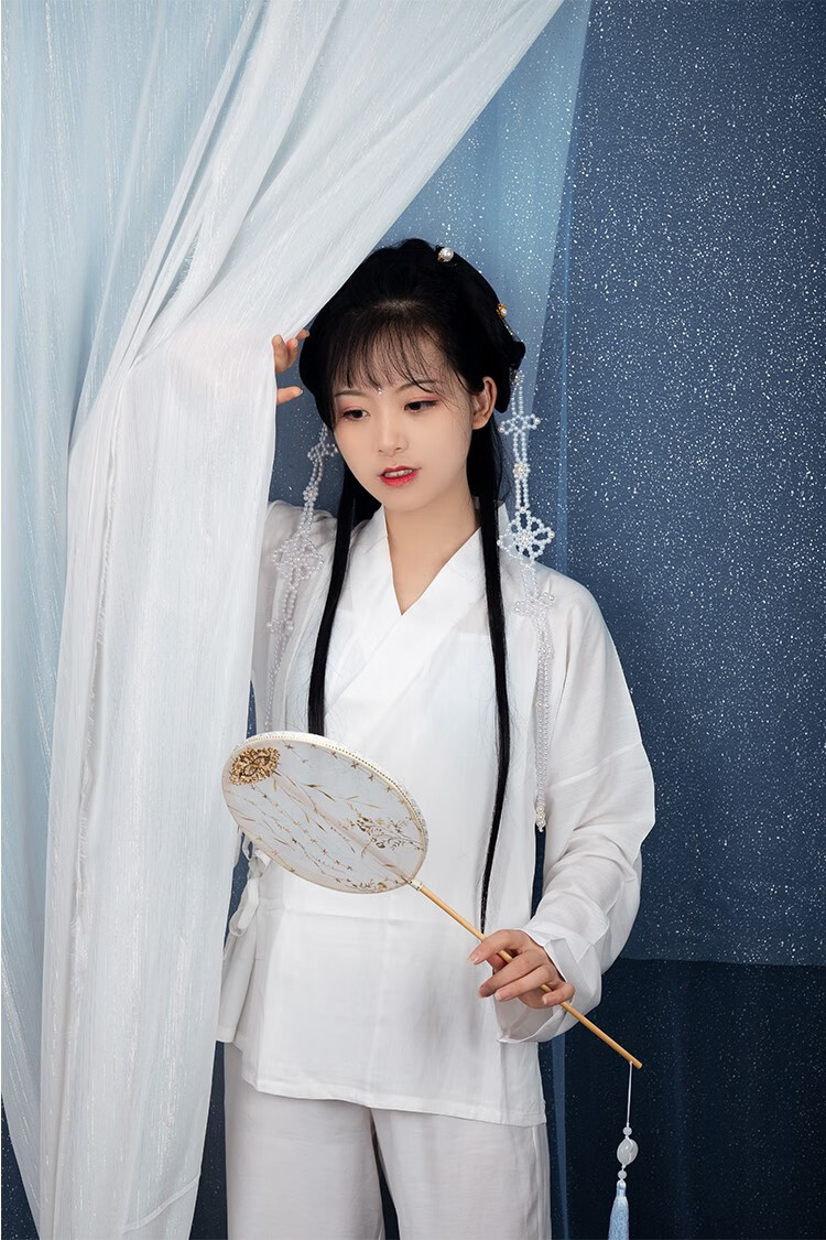 樱安娜 明制汉服睡衣汉服中衣内搭睡衣纯棉女打底内衬衬裙中裤裤子明