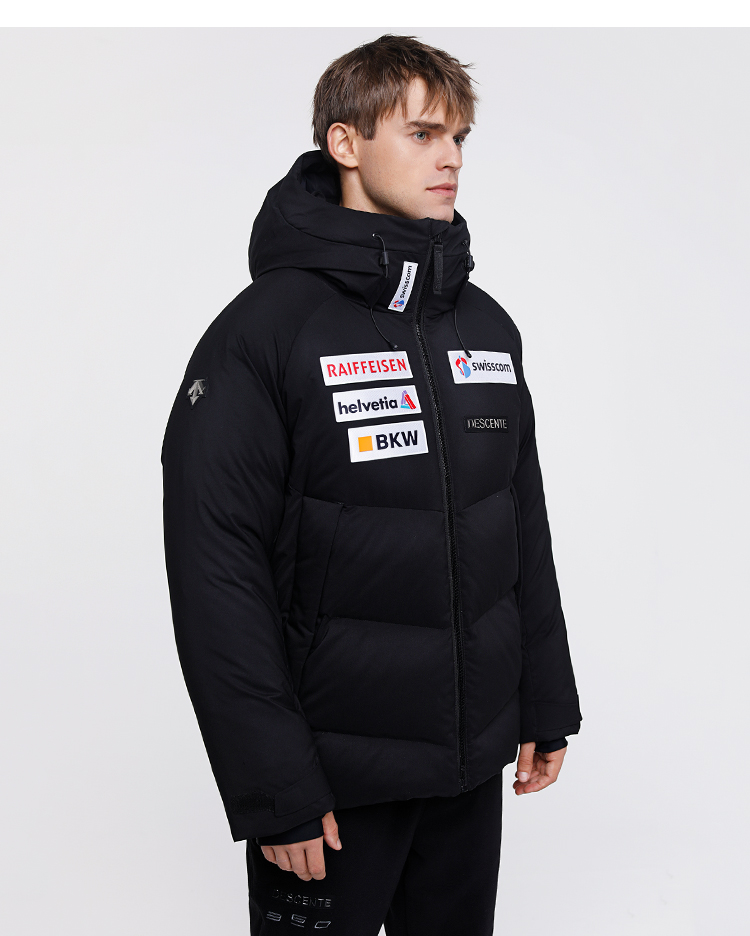 瑞士国家高山滑雪队男子加厚服棕色bw2xl